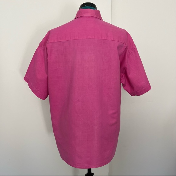 GAP Cotton Linen Blend Button Down SZ M - Picture 2 of 3